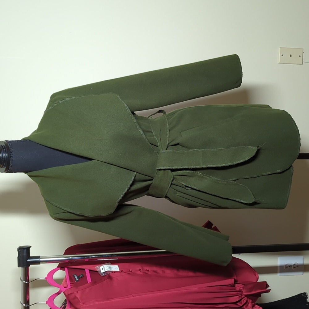 Ambiance, size S, belted coat, side pockets
